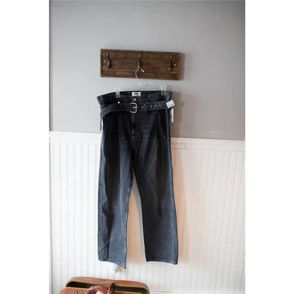 AGOLDE Reworked 90’s Straight in Pave Jeans 29 NWT - Picture 4 of 7
